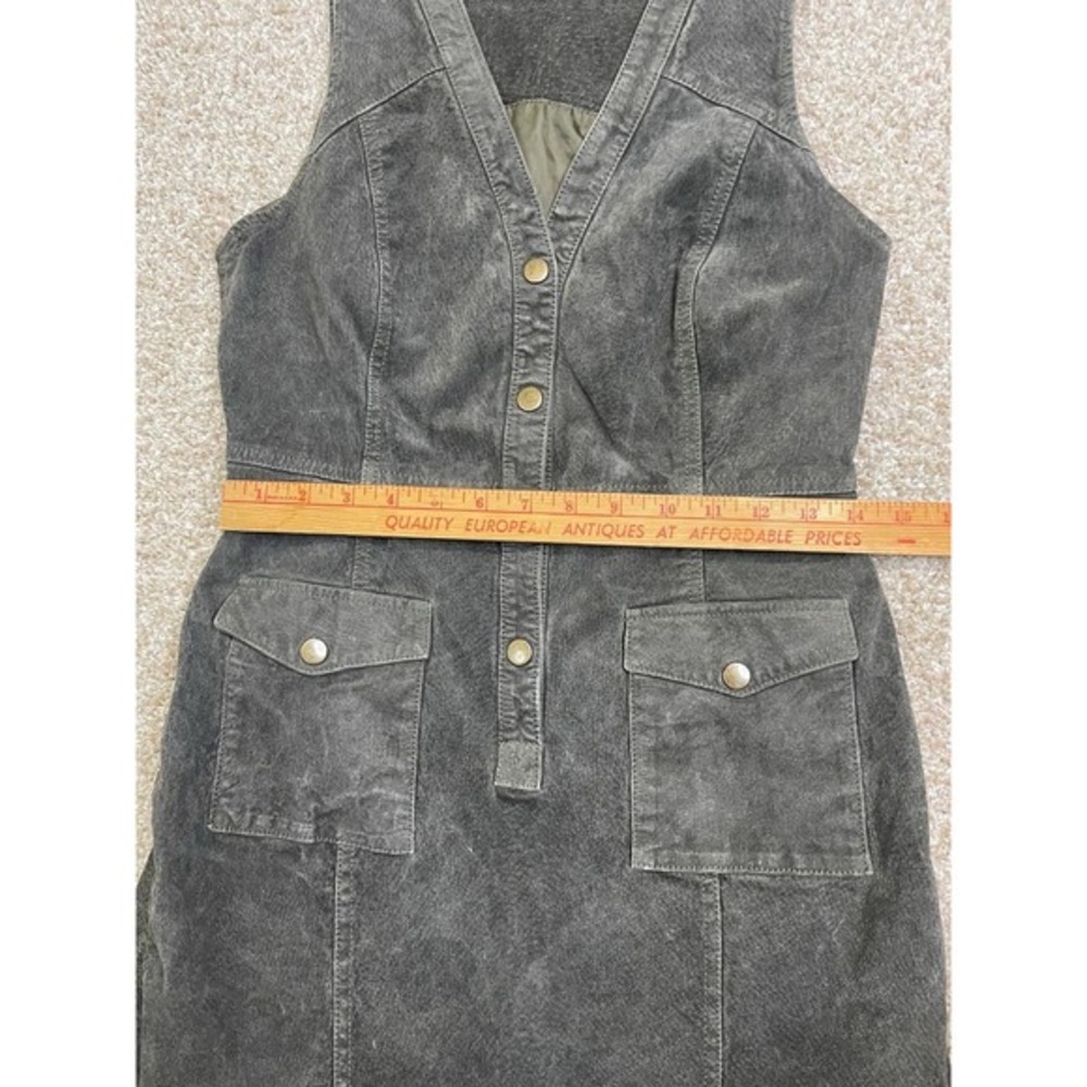 NWT Anthropologie Pilcro Coated Crewneck Green GrayDress, US6, EU38 - Picture 11 of 12